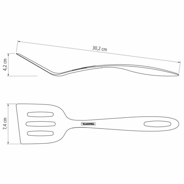 Encontraproduto.com.br - Frigideira Alumínio Antiaderente 0,45 Brinox Com Espátula Frigideira Tramontina