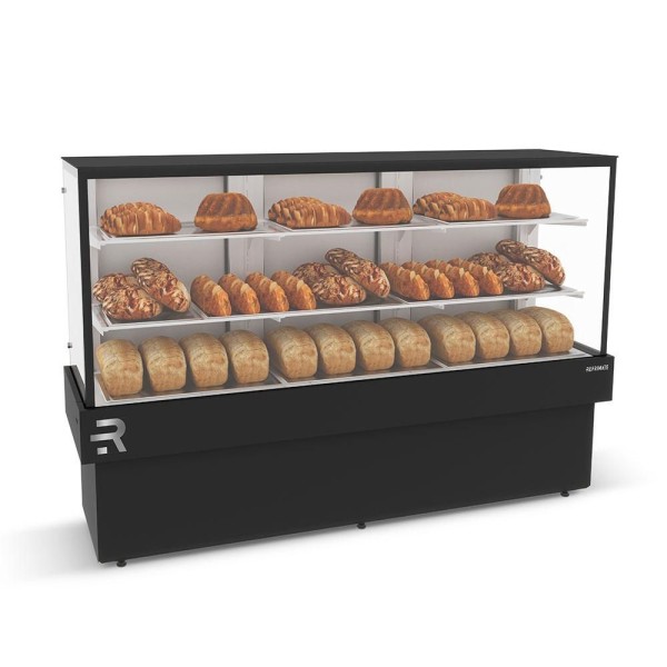 Encontraproduto.com.br - Vitrine Confeitaria Vanguard Plus Seca 180cm Cvps 1800 220v 220v
