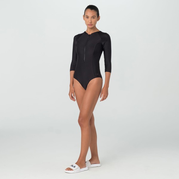 Maiô Fila Essential Zip Water Sports Feminino