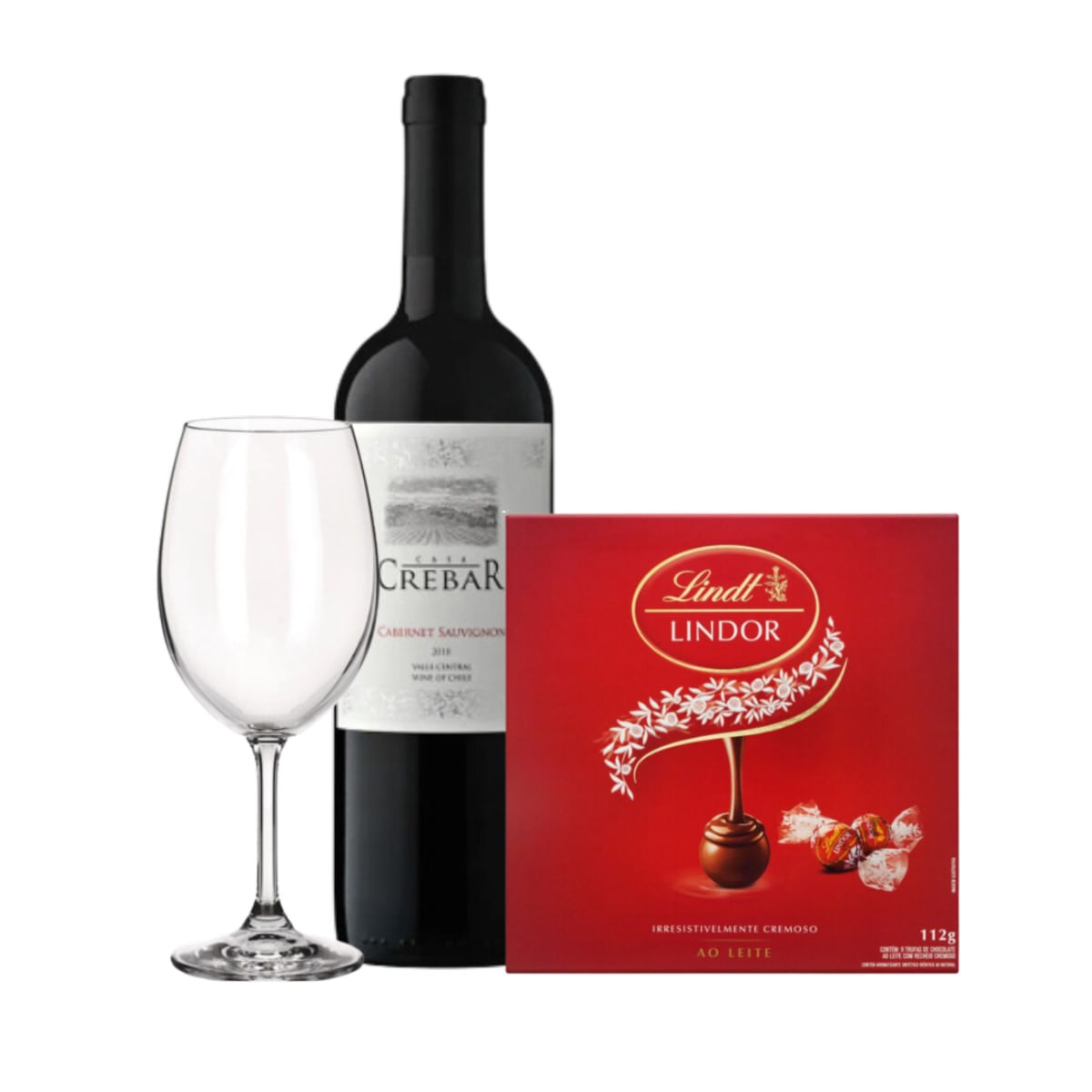 Encontraproduto.com.br - Bombom Lindt Lindor Chocolate ao Leite Caixa de Presente 112g