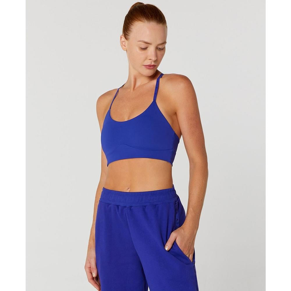 Encontraproduto.com.br - Top Alto Giro Feminino Dupla Face Alças Ajustáveis Com Bojo