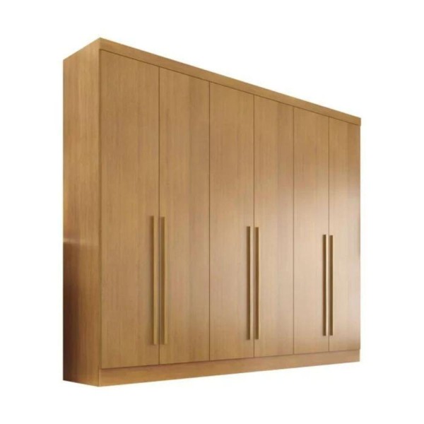 Encontraproduto.com.br - Guarda Roupa Gramado 6 Portas Móveis Valverde Cinamomo
