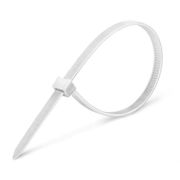 Encontraproduto.com.br - Abraçadeira Nylon Branca 100X2,45MM Pacote Com 100 Unidades REF. T-18R - Hellermann