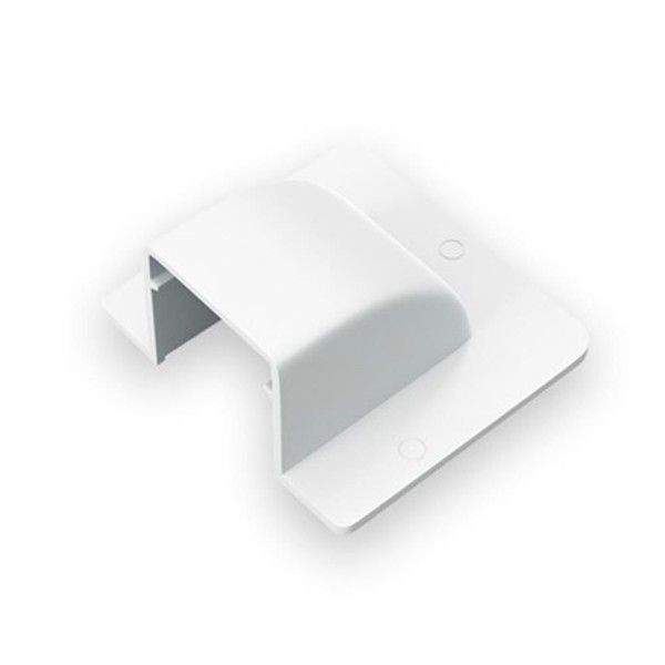 Encontraproduto.com.br - Entrada de Parede HelaClima EPAC8080 em ABS Branco 80x80mm