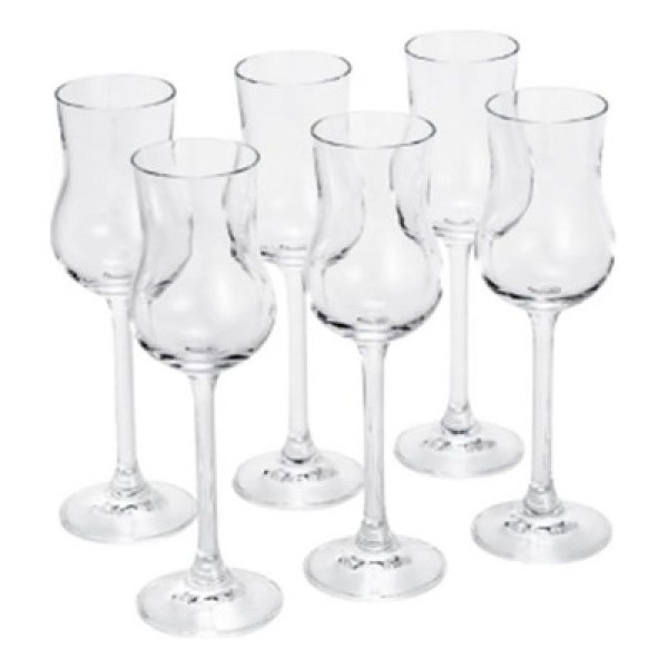 Encontraproduto.com.br - Jogo De Taças 85 Ml Com 6 Peças Kit De Tacas Decoradas