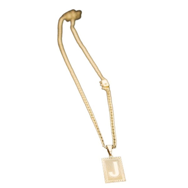 Encontraproduto.com.br - Corrente Grumet Duplo Fecho Gaveta 3mm Com A Inicial J