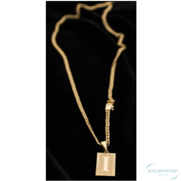 Encontraproduto.com.br - Cordão Grumet Fecho Gaveta Personalizado Inicial I