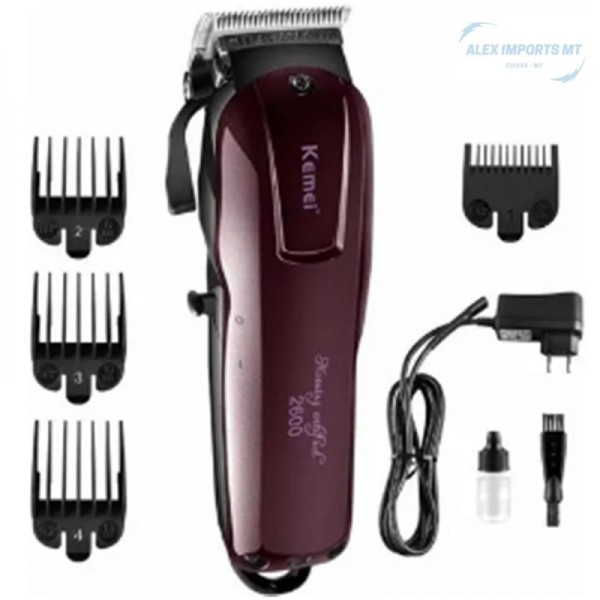 Encontraproduto.com.br - Máquina Corta Cabelo Kemei Acabamento Para Cortes