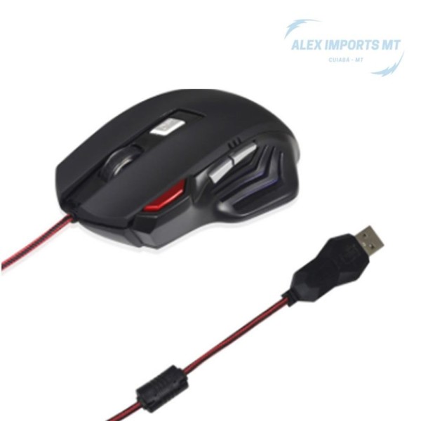 Encontraproduto.com.br - Mouse Usb Gamer Pro 2400dpi Bright Mause Gemer