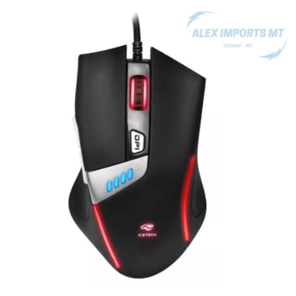 Encontraproduto.com.br - Mouse Usb Gamer C3tech Computador Gamer Cabo De Nylon