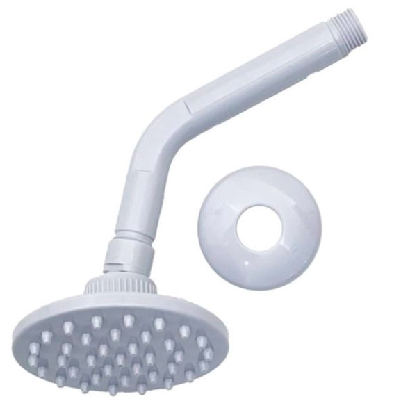 Chuveiro Articulado Redondo ABS Civitt Branco (MP)