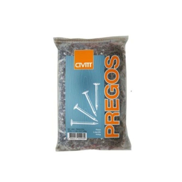 Pacote De Pregos 1.1/2x14 400 Gramas 14x18 Civitt