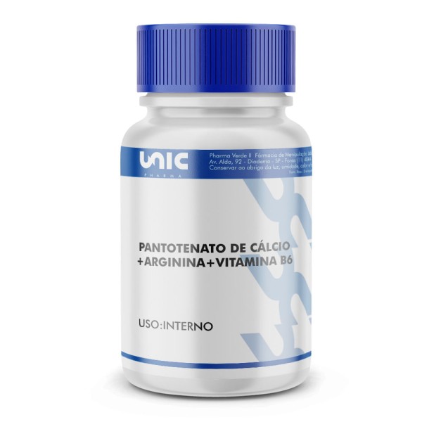 Encontraproduto.com.br - Arginina + pantotenato de cálcio  + Vitamina B6 60 Cápsulas