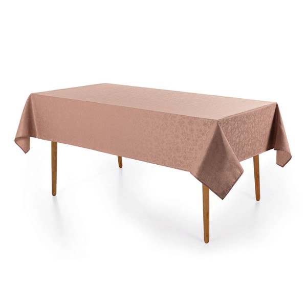 Encontraproduto.com.br - Toalha de Mesa Retangular 12 Lugares Delicata Rosa Vintage