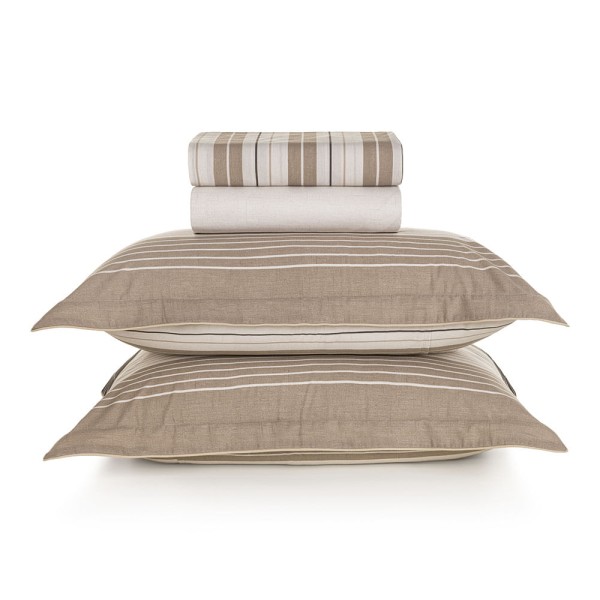 Jogo de Cama Queen 200 Fios 100% Algodão Damier