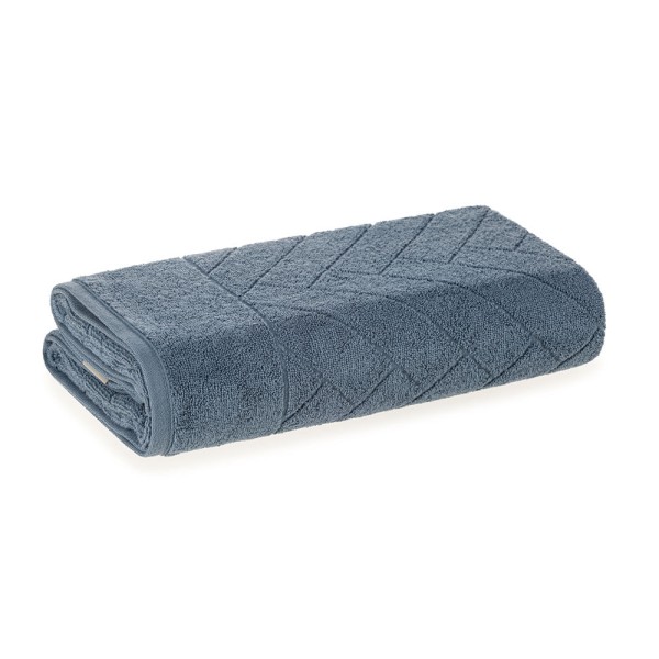 Encontraproduto.com.br - Toalha Banhão Fio Penteado 100% Algodão Aspen Azul Sereno
