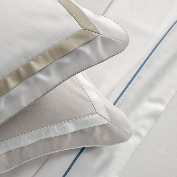 Encontraproduto.com.br - Jogo de Cama King 300 Fios 100% Algodão Lara Prata/Branco