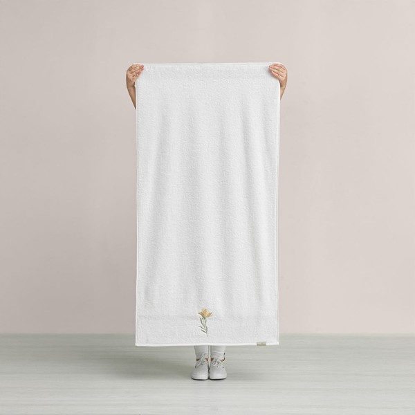 Encontraproduto.com.br - Toalha de Banho Fio Penteado 100% Algodão Lavínia Branco