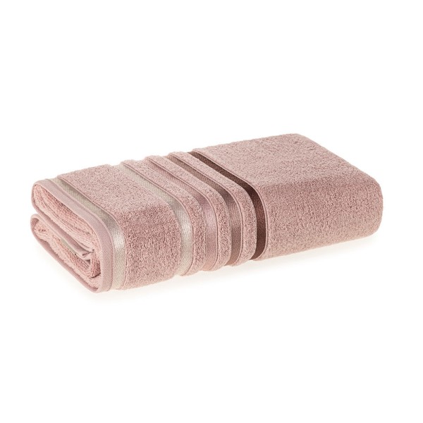 Encontraproduto.com.br - Toalha Banhão Fio Penteado Lumina Pétala/Rosa