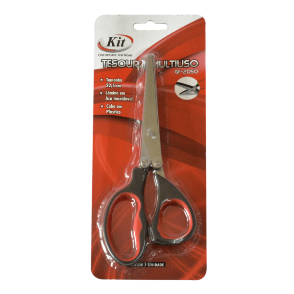 Encontraproduto.com.br - TESOURA MULTIUSO 22,5CM C/5 LAMINAS R.GF-2050