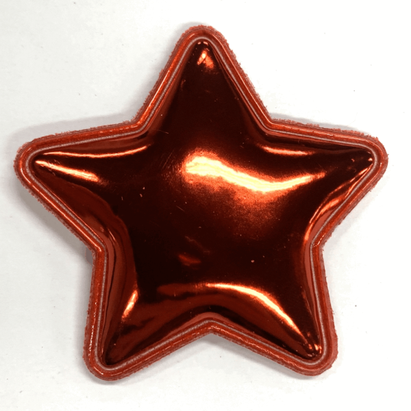 Encontraproduto.com.br - APLICACAO ESTRELA METALICO 40475-01A 4.5CM VERMELHO