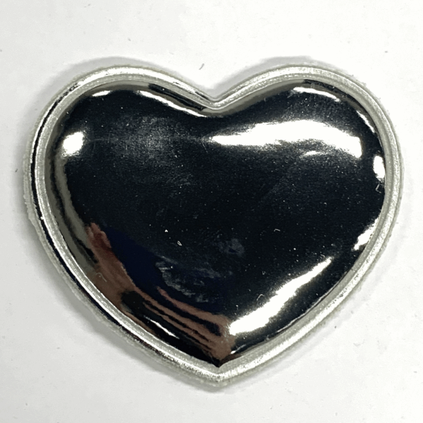 Encontraproduto.com.br - APLICACAO CORACAO METALICO 40475-03A 5.5CM PRATA