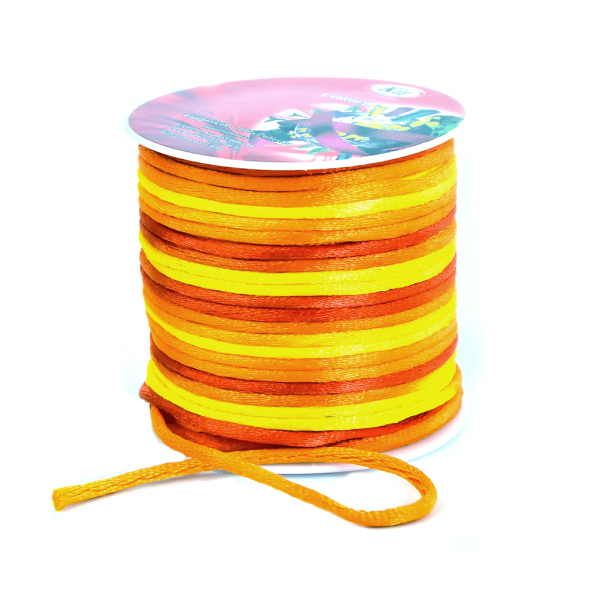 Encontraproduto.com.br - CORDAO CETIM 2.5MM C2.5 B DEGRADE AMARELO