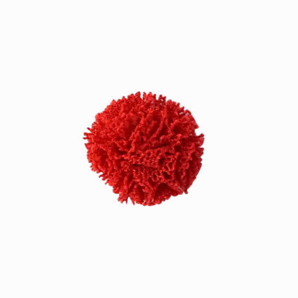 Encontraproduto.com.br - POMPOM DE TULE MF2012 1.5CM 01 VERMELHO