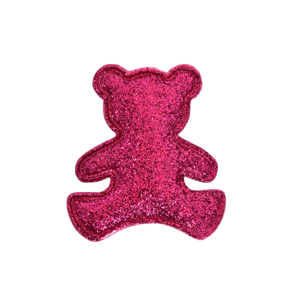 Encontraproduto.com.br - APLICACAO URSO GLITTER 2005C 4X5.5CM PINK