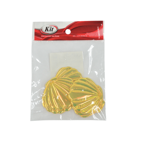 Encontraproduto.com.br - APLICACAO CONCHA IRISADO 2006B AB 5X5.5CM AMARELO