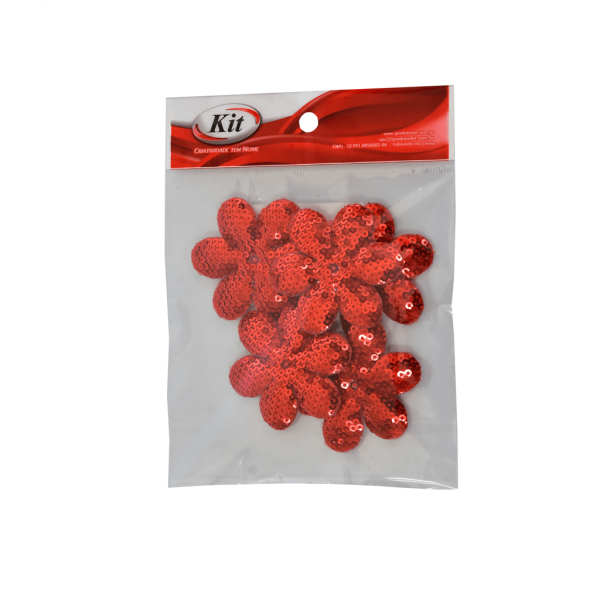 Encontraproduto.com.br - APLICACAO FLOR PAETE 2007D 5X5.5CM VERMELHO