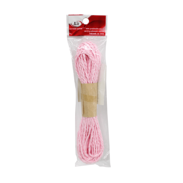 Encontraproduto.com.br - RAFIA PAPEL 10MTS YS2203 G76 ROSA BEBE