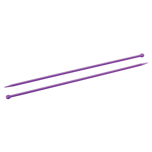 Encontraproduto.com.br - AGULHA TRICOT PLASTICO 25CM  4MM KN25-4