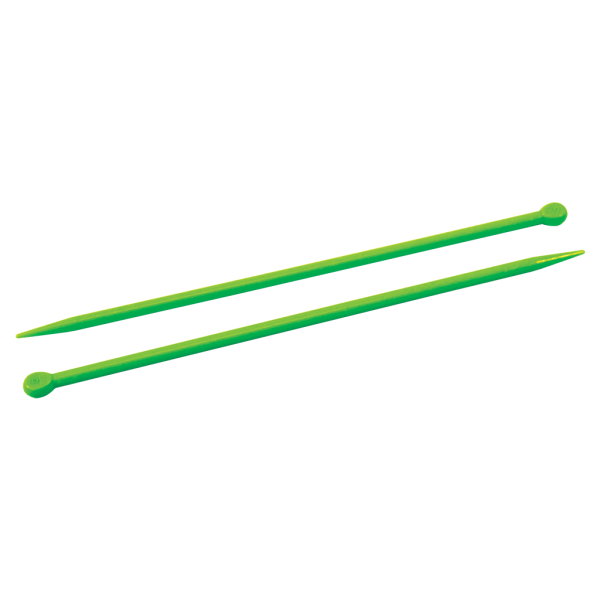 Encontraproduto.com.br - AGULHA TRICOT PLASTICO 25CM  6MM KN25-6