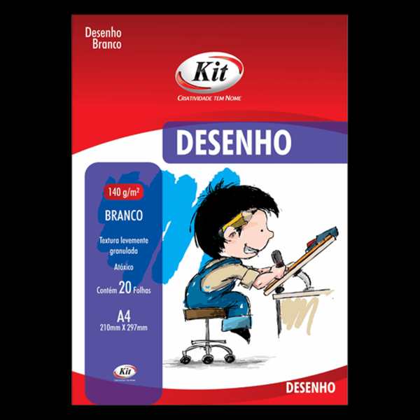 Encontraproduto.com.br - BLOCO ESC. DESENHO A4 20FLS 140GRS R.1688