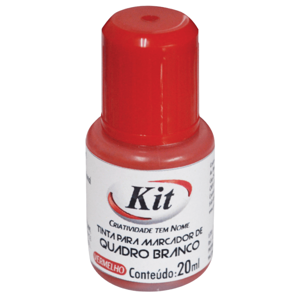Encontraproduto.com.br - TINTA P/MARCADOR QUADRO BRANCO 20ML R.2301B VERMELHO