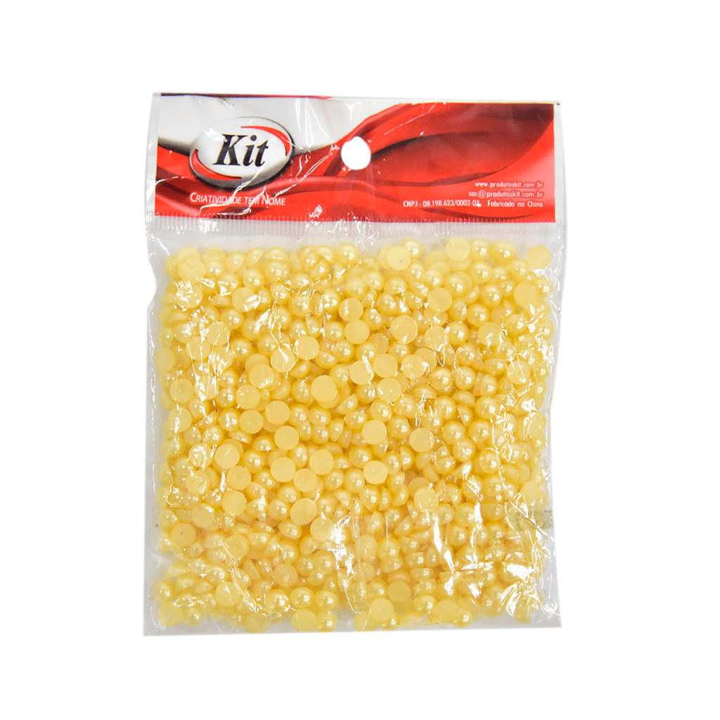 MEIA PEROLA  50GRS  6MM DH-HL6 ZY13 DOURADO