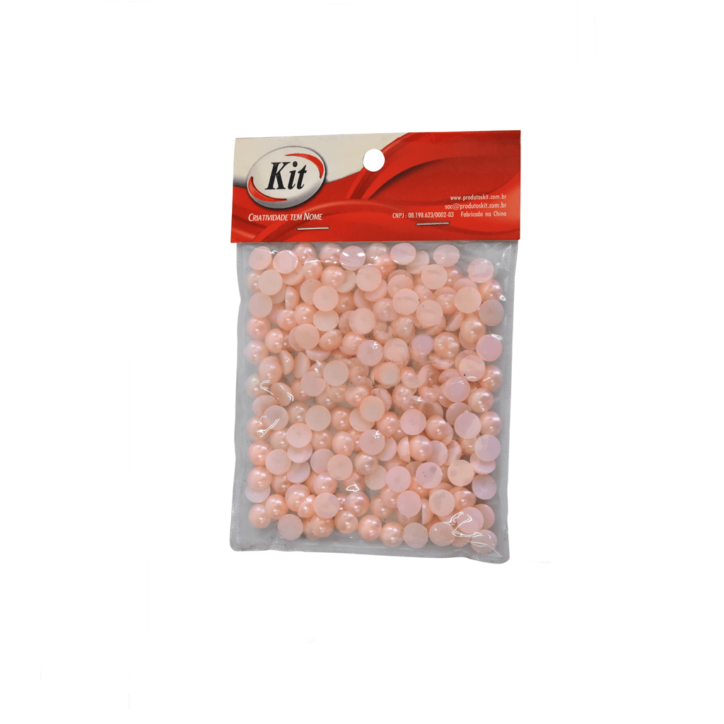 MEIA PEROLA  50GRS 10MM DH-HL10 ZY05 ROSA BEBE