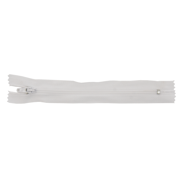 Encontraproduto.com.br - ZIPER NYLON FINO 15CM 101 BRANCO