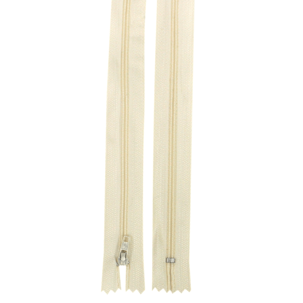 Encontraproduto.com.br - ZIPER NYLON FINO 40CM 306 NATURAL