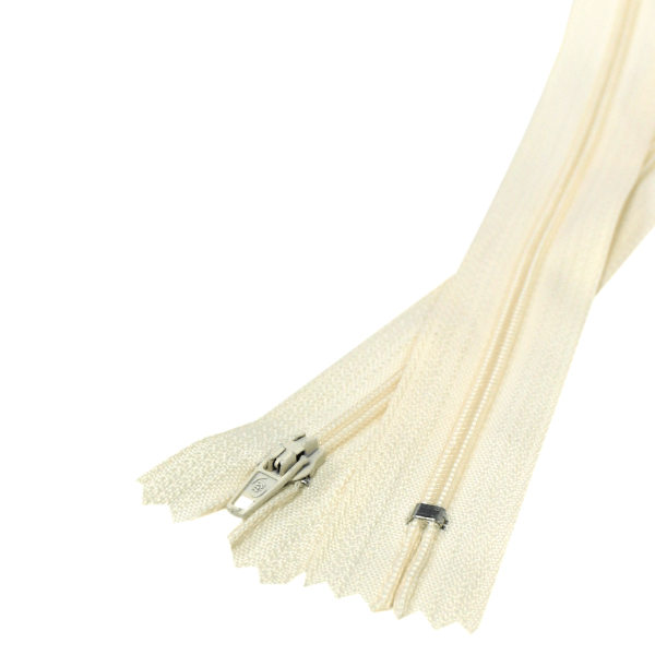 Encontraproduto.com.br - ZIPER NYLON FINO 40CM 306 NATURAL