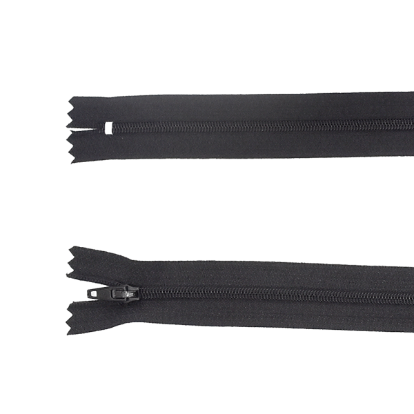 Encontraproduto.com.br - ZIPER NYLON FINO 40CM 322 PRETO