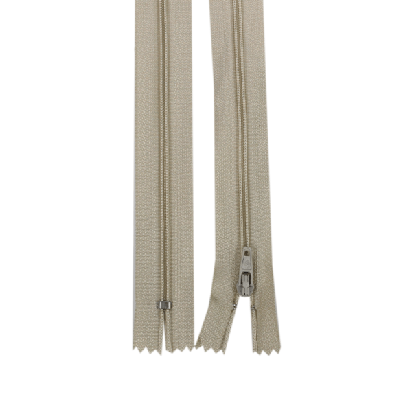 Encontraproduto.com.br - ZIPER NYLON FINO 60CM 307 BEGE CLARO