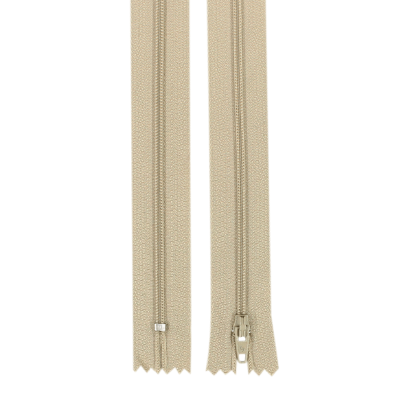 Encontraproduto.com.br - ZIPER NYLON FINO 60CM 308 BEGE ESCURO