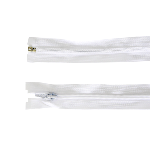 ZIPER DESTACAVEL NYLON 05 60CM 101 BRANCO