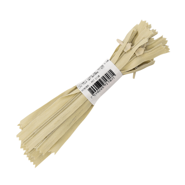 Encontraproduto.com.br - ZIPER INV. TECIDO 15CM 307 BEGE CLARO