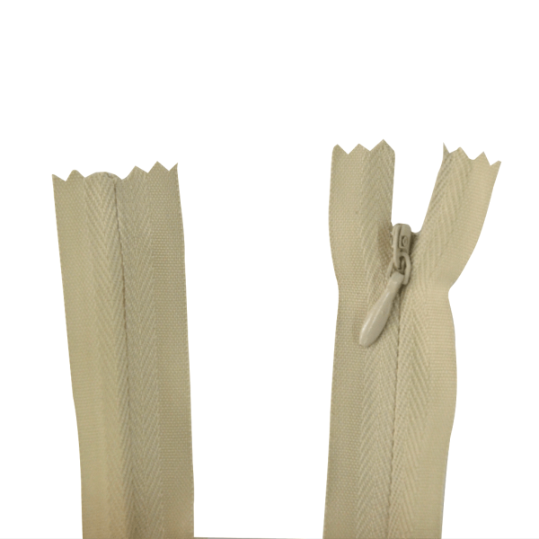 Encontraproduto.com.br - ZIPER INV. TECIDO 20CM 307 BEGE CLARO