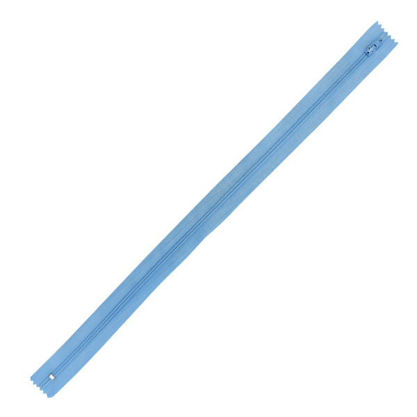 Encontraproduto.com.br - ZIPER NYLON FINO 40CM 184 AZUL BEBE