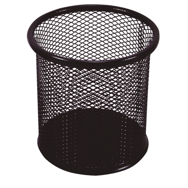 Encontraproduto.com.br - PORTA LAPIS REDONDO ARAMADO PRETO UC 13668