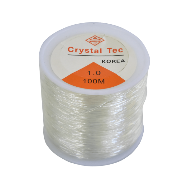Encontraproduto.com.br - Fio Silicone 100 mts 1.0 Transparente - Kit